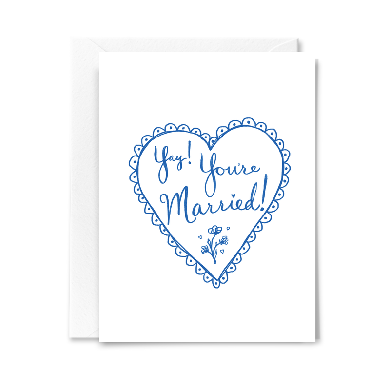 Yay You're Married Card-zoom-