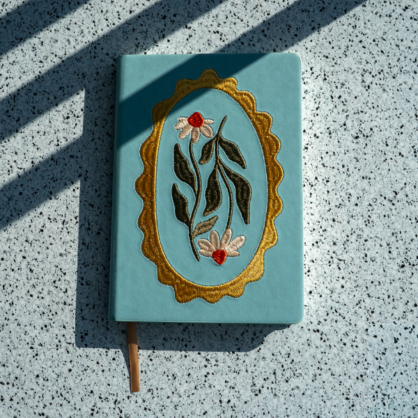 Daisy Frame Embroidered Notebook-zoom-11