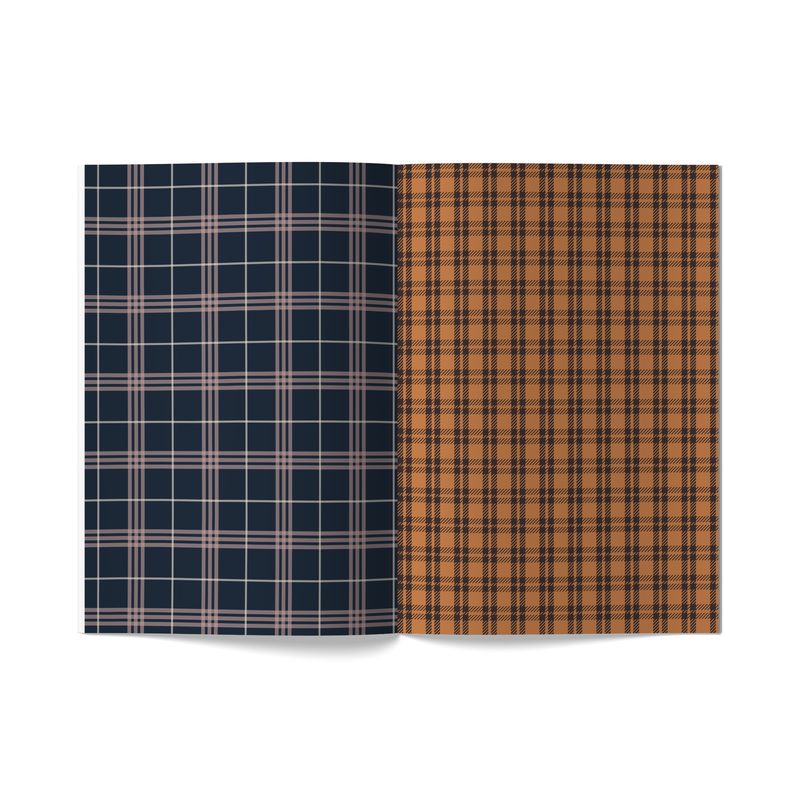 The Autumn Plaids • Scrapbooking Paper Booklet-zoom-