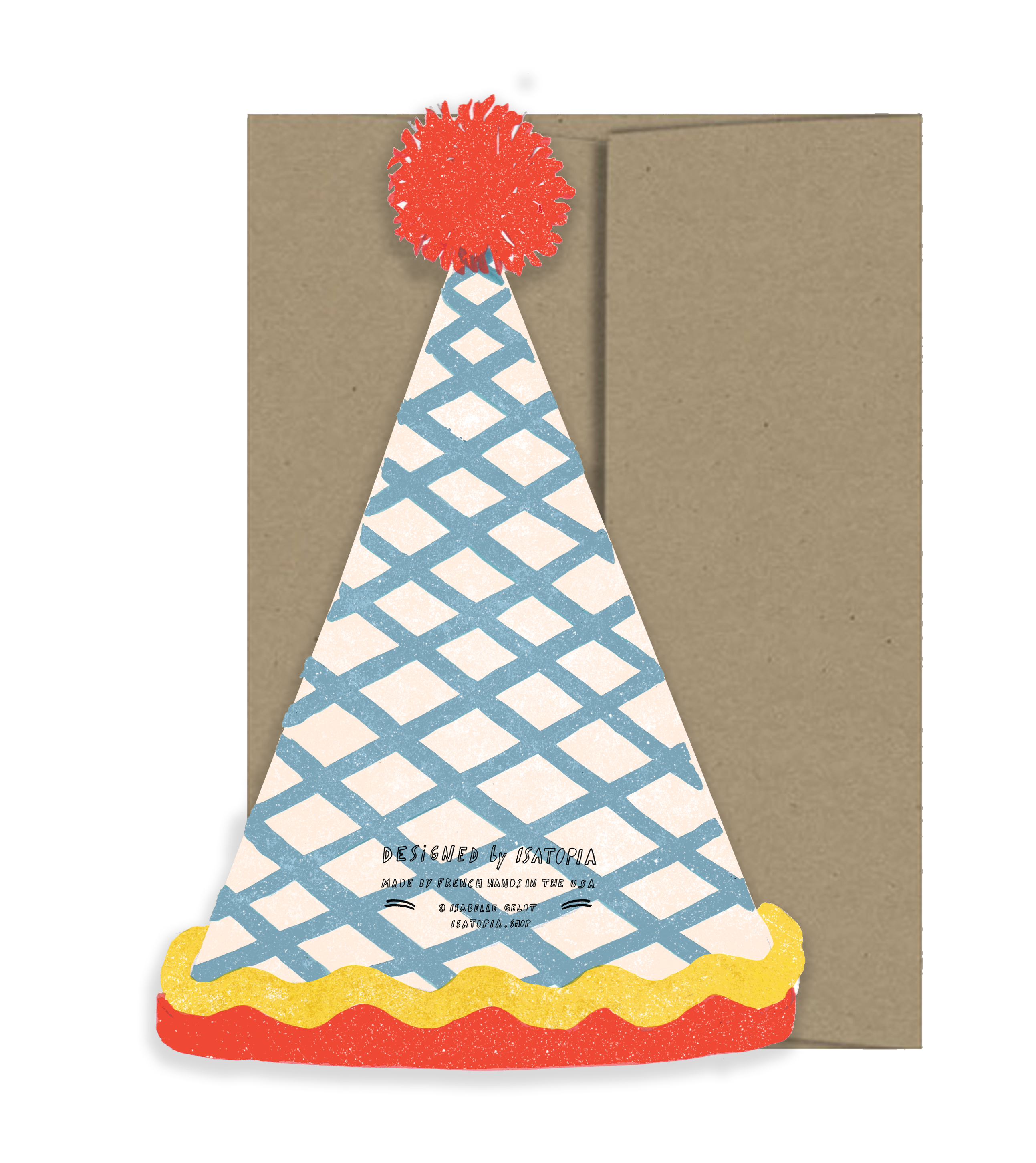 Birthday Hat Birthday Collection - Die Cut Card-zoom-2
