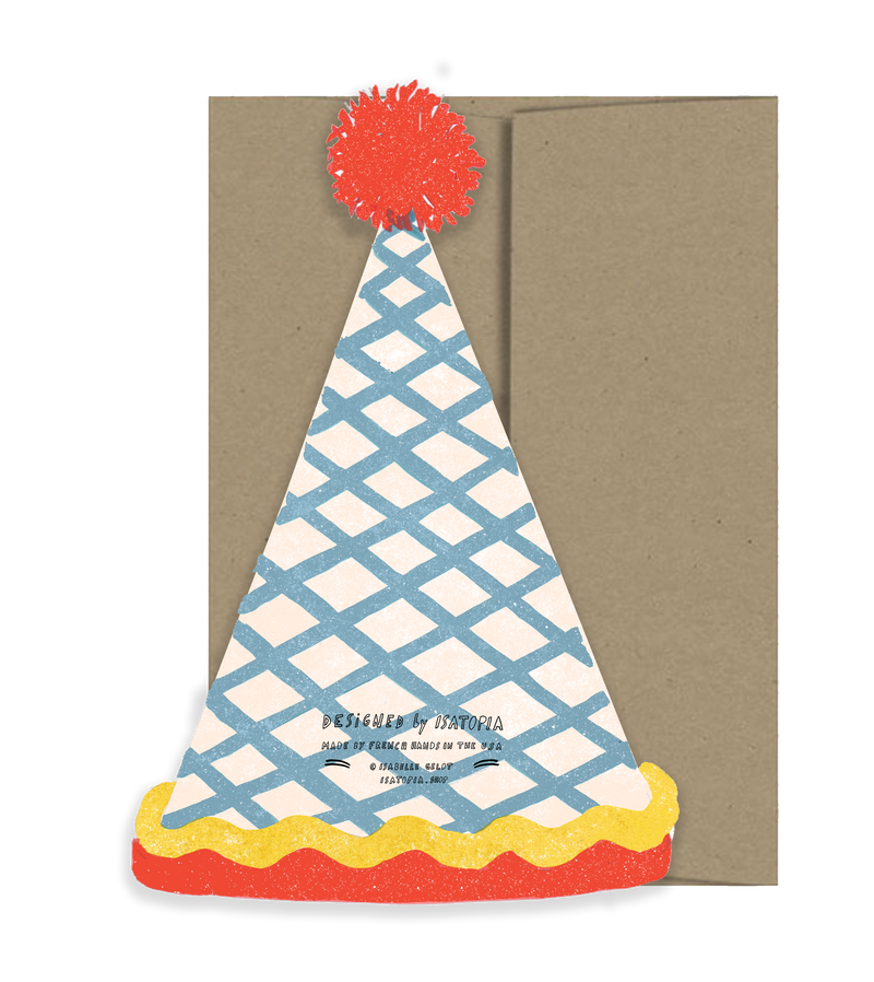 Birthday Hat Birthday Collection - Die Cut Card-zoom-