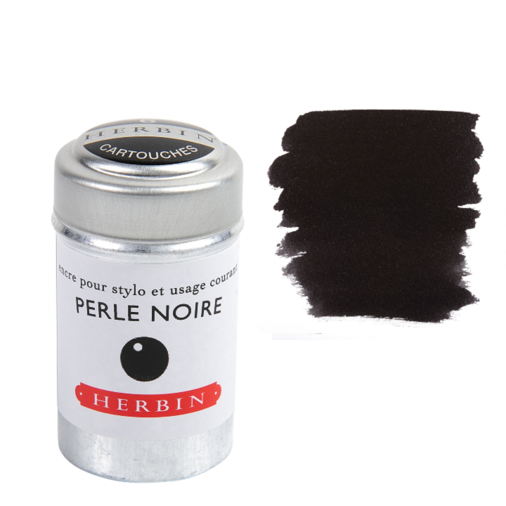 Herbin Fountain Pen Ink Cartridges - Tin of 6-zoom-5