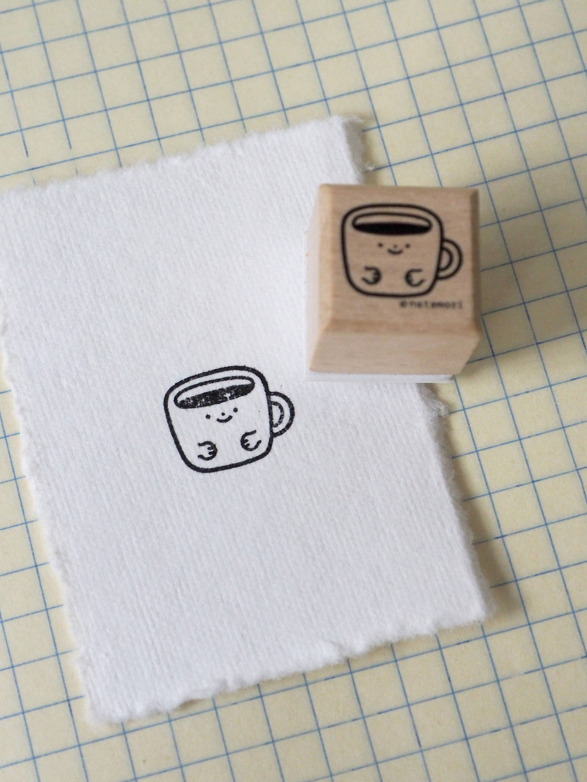 Coffee Rubber Stamp