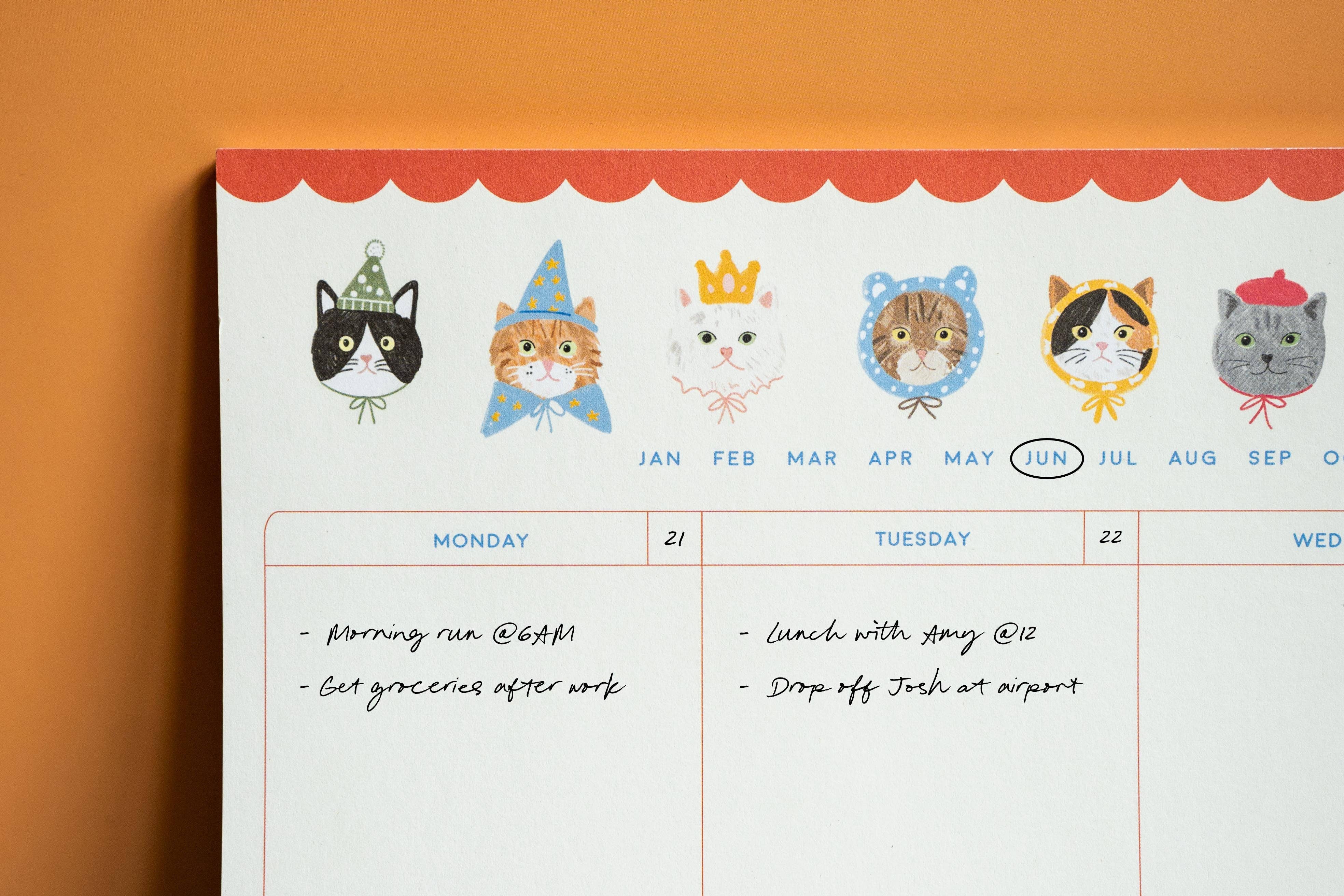 Purr Usual Weekly Planner