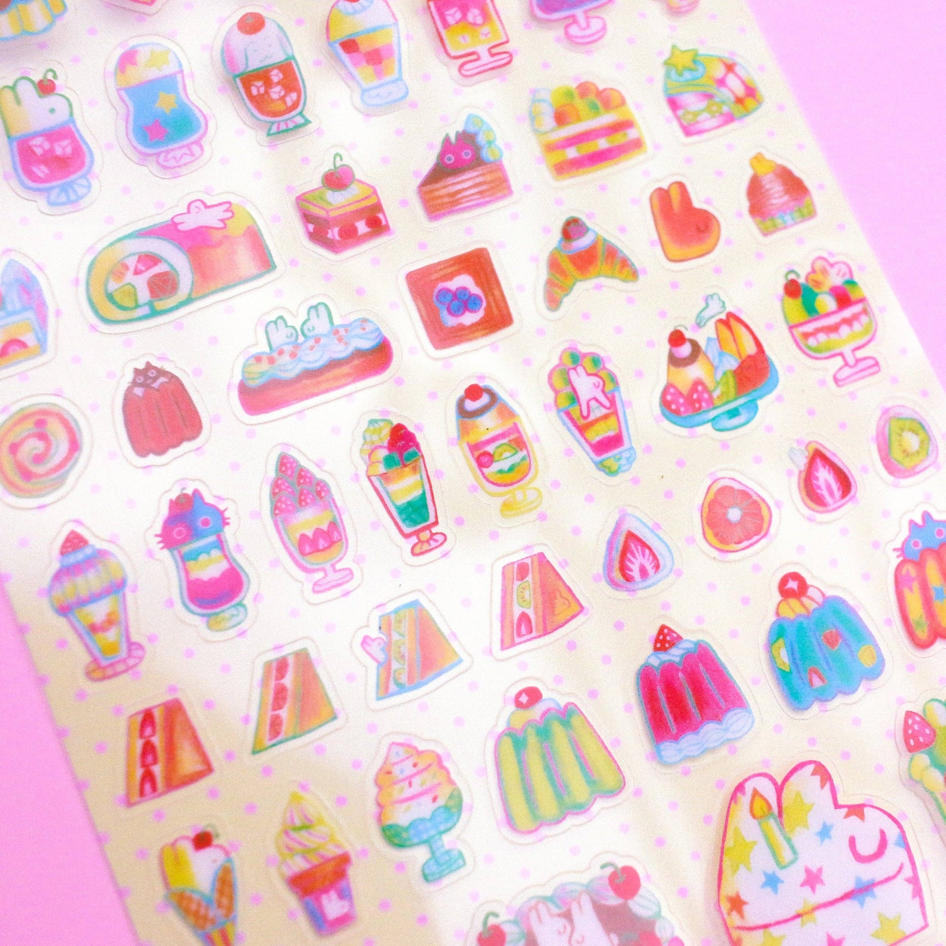 'My Little Dessert' A6 Sticker Sheet-3