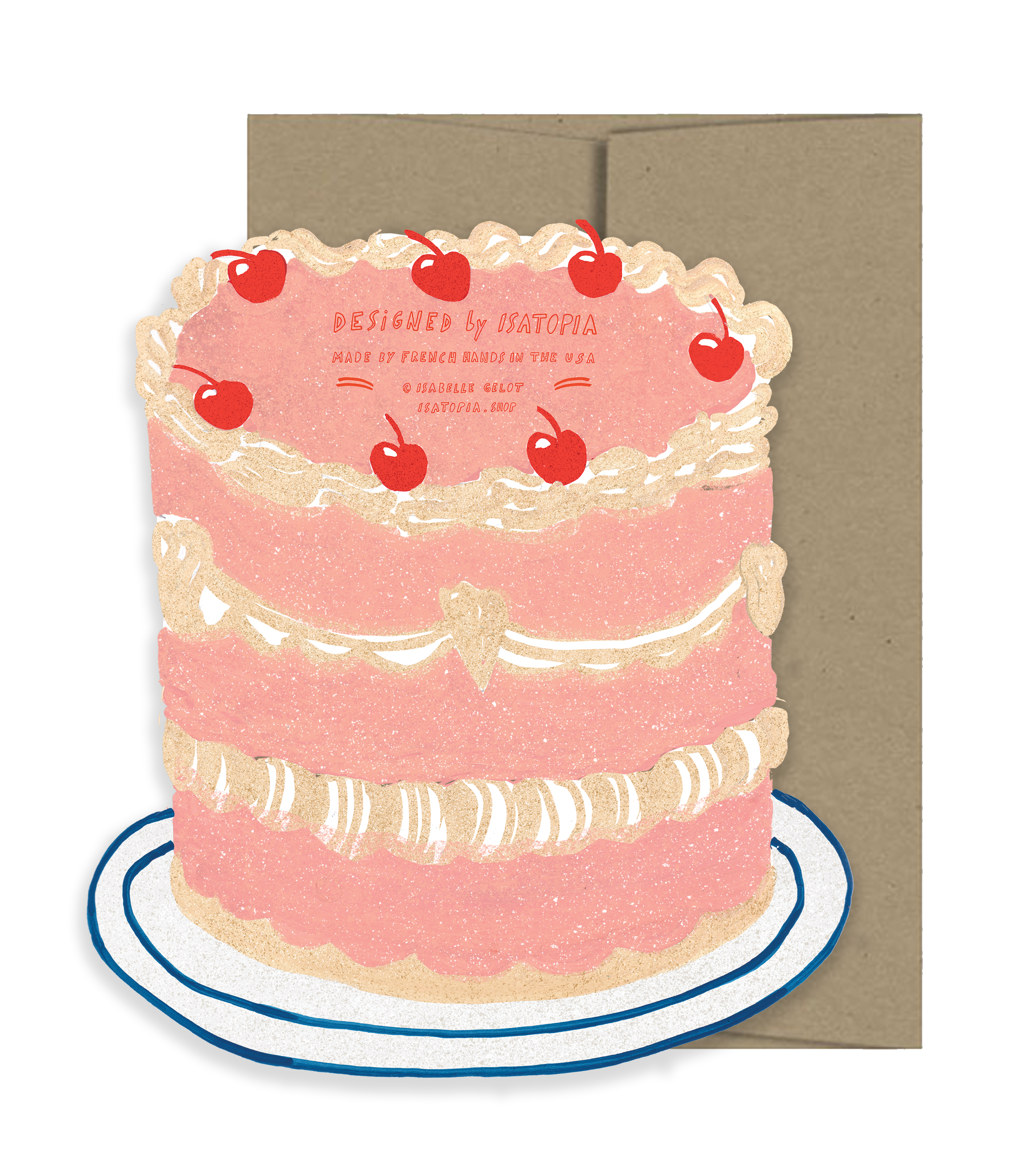 Party Cake Die Cut Card-zoom-2