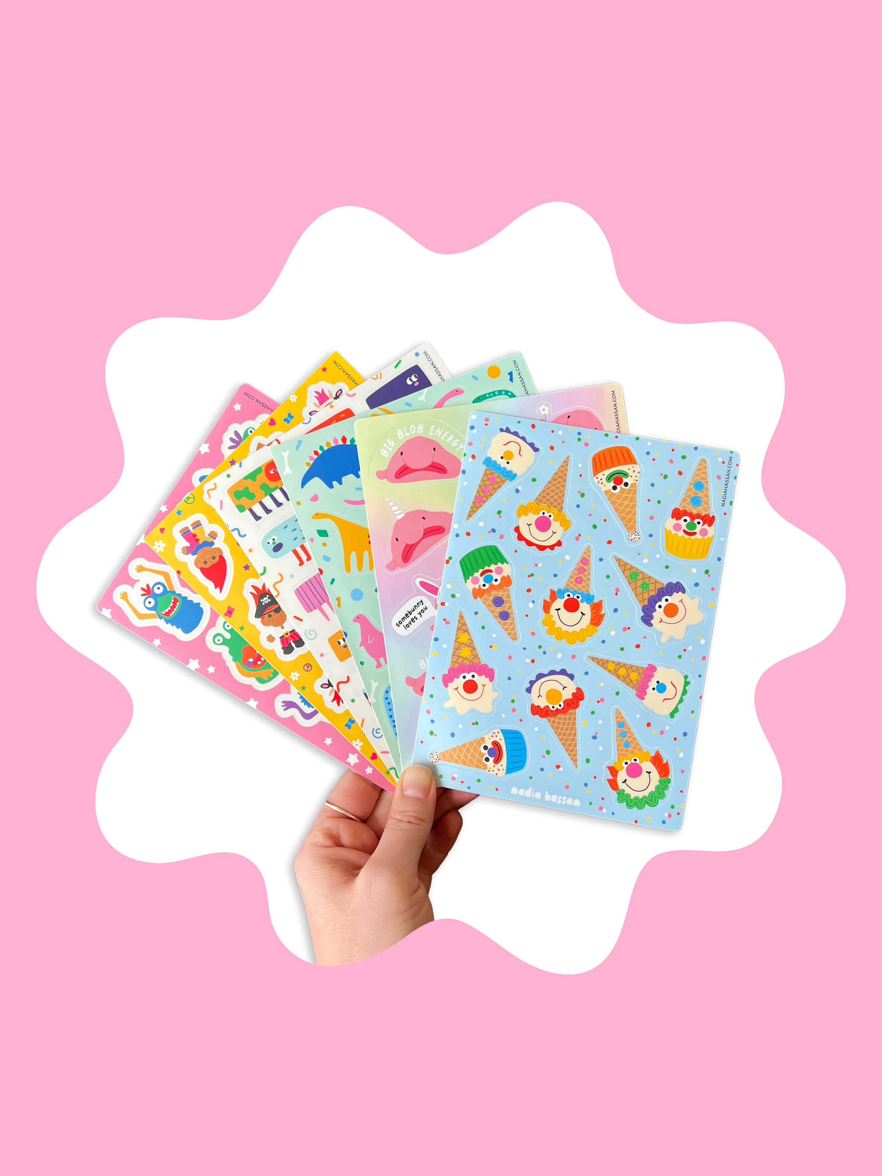 Pigeon Paradise 5x7 Sticker Sheet-zoom-2