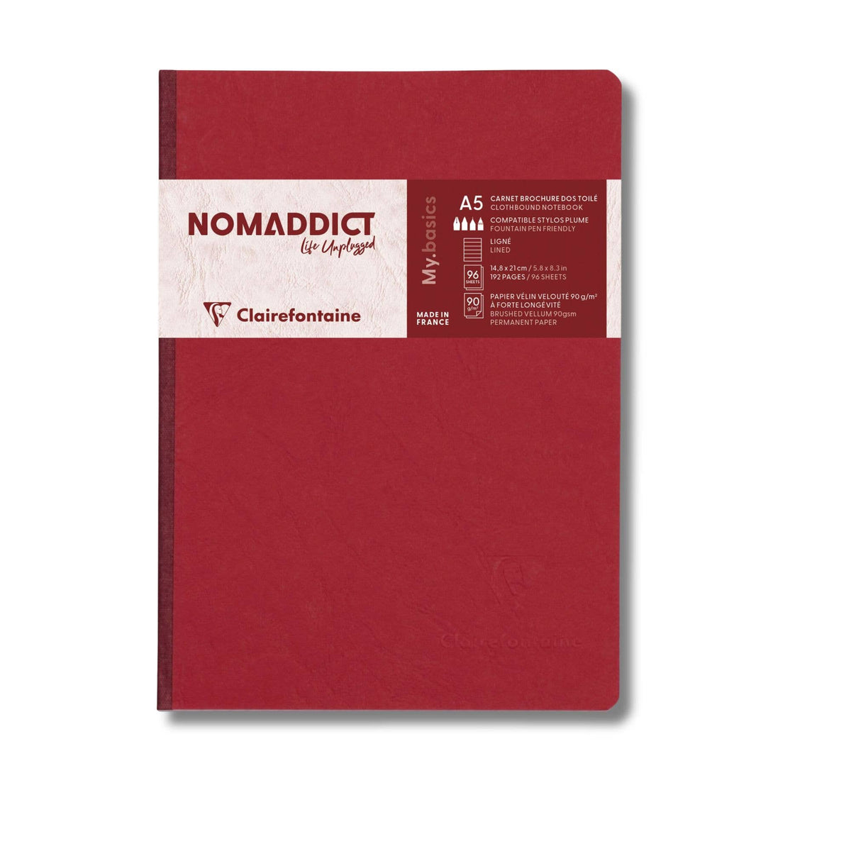 Clairefontaine Clothbound Notebooks A5-3