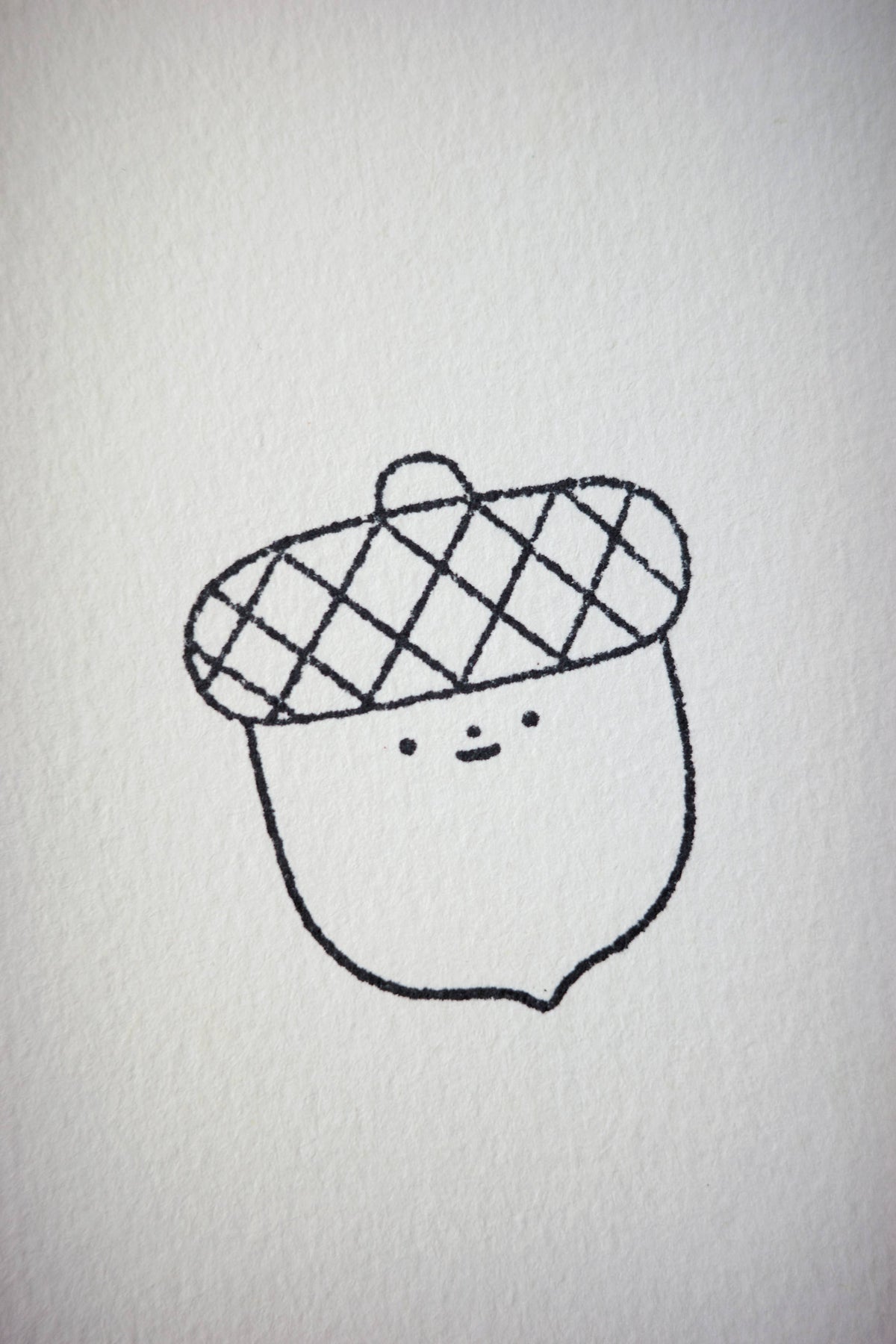 Acorn Rubber Stamp
