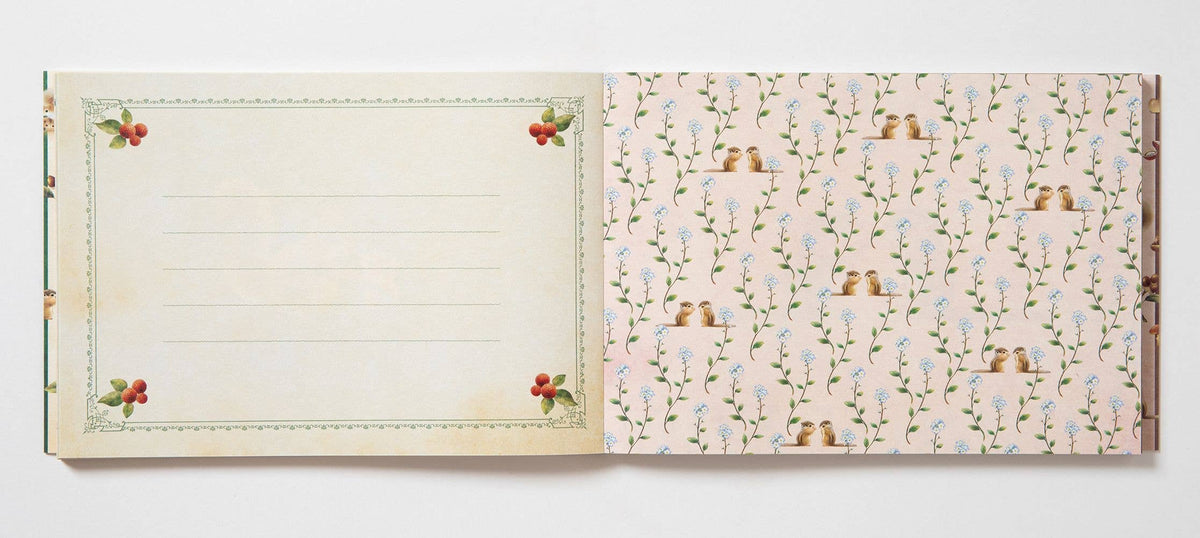 100 Writing & Crafting Paper - Little Animals of the Forest-3