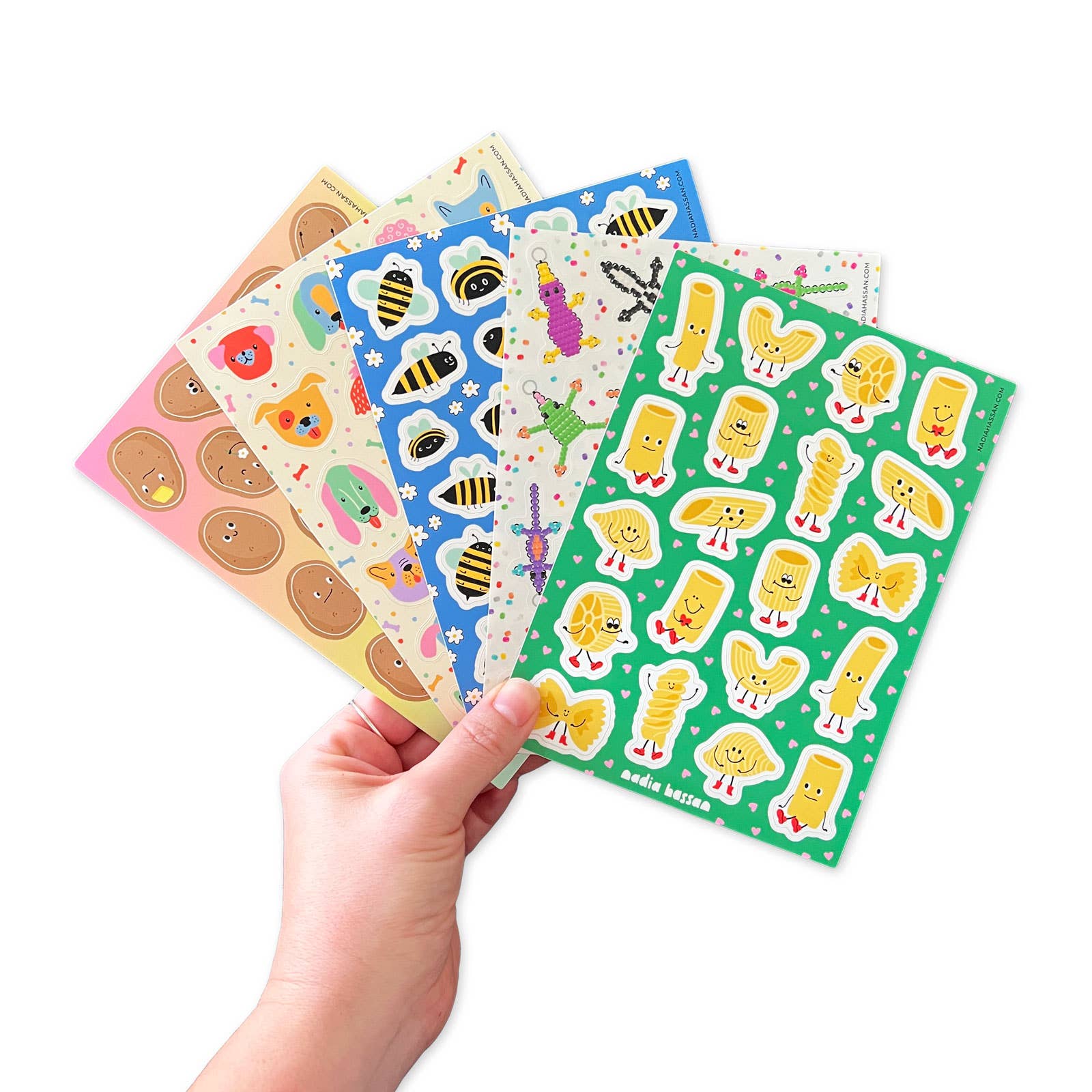 Pasta Pals 5x7 Sticker Sheet-zoom-2