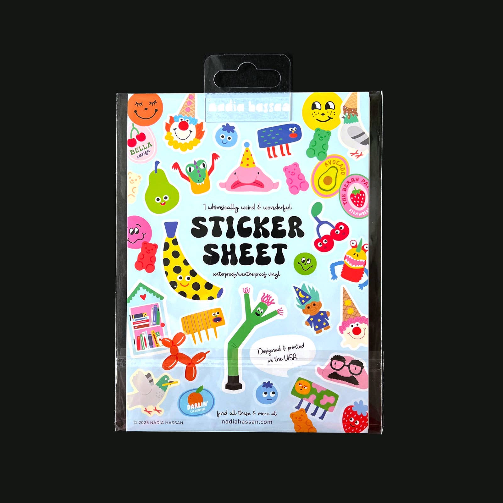 Smiley Squad 5x7 Sticker Sheet