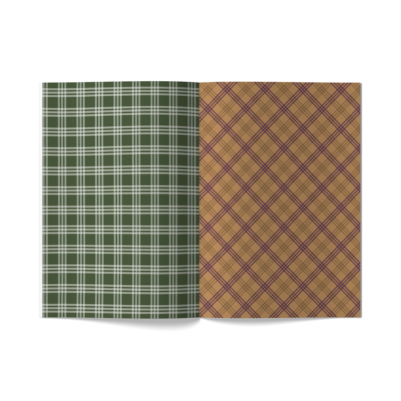 The Autumn Plaids • Scrapbooking Paper Booklet-zoom-