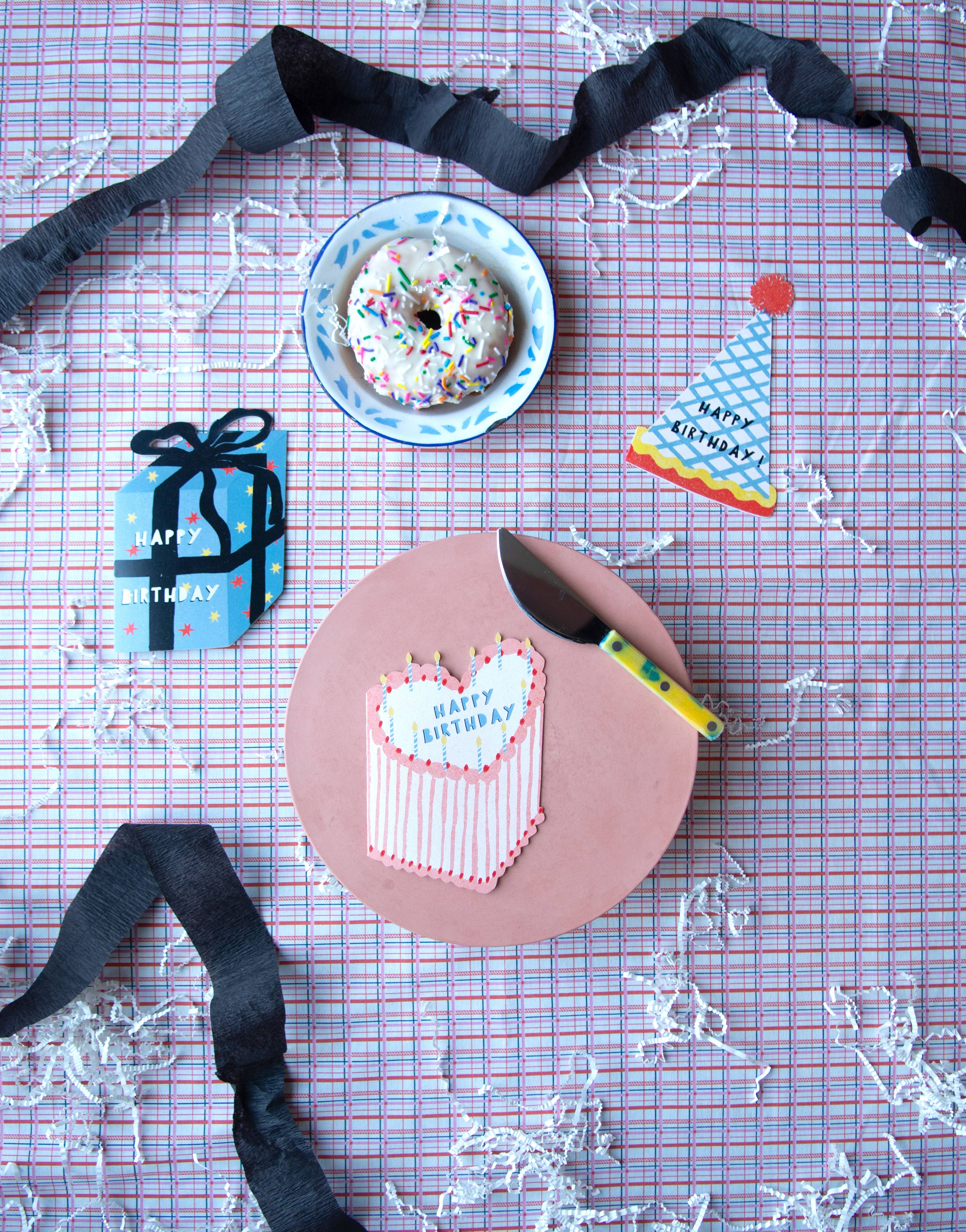 Birthday Hat Birthday Collection - Die Cut Card-zoom-3