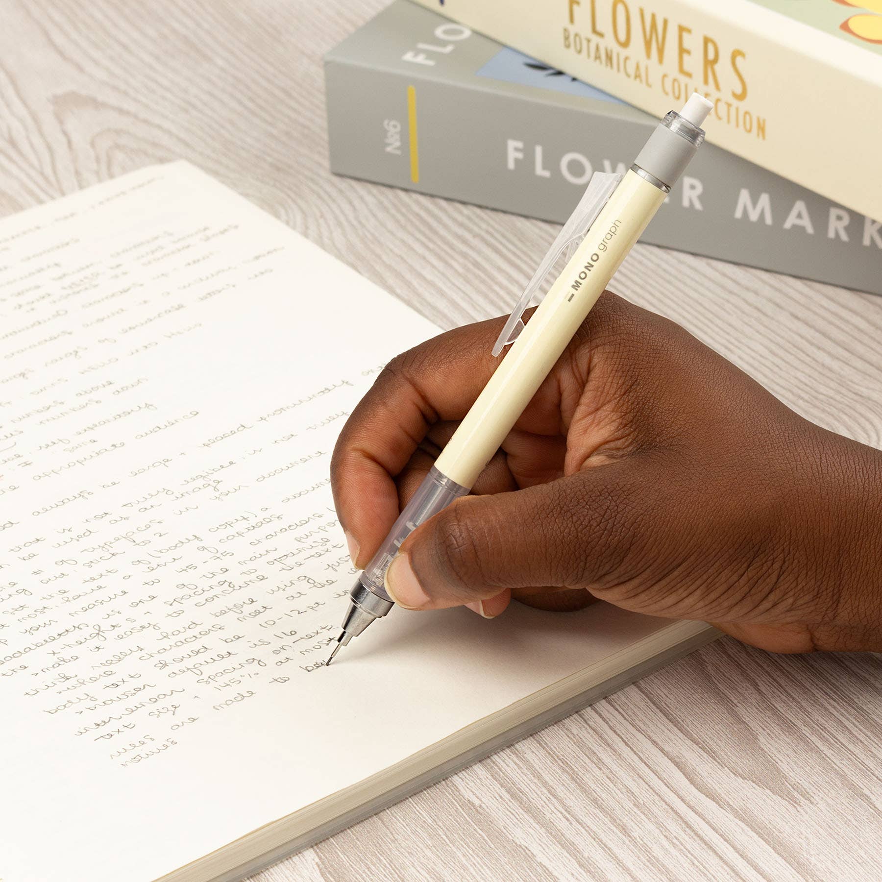 MONO Graph Mechanical Pencil: Pastel, Cream Yellow-5