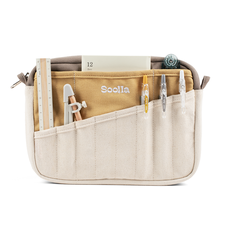 Soolla® Studio Pouch, Driftwood (Stationery Pouch)-zoom-