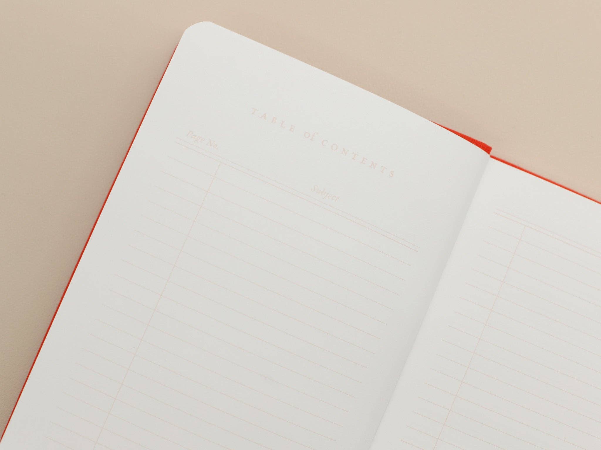 Goods for the Study Flexi Linen Journal - Persimmon-zoom-3
