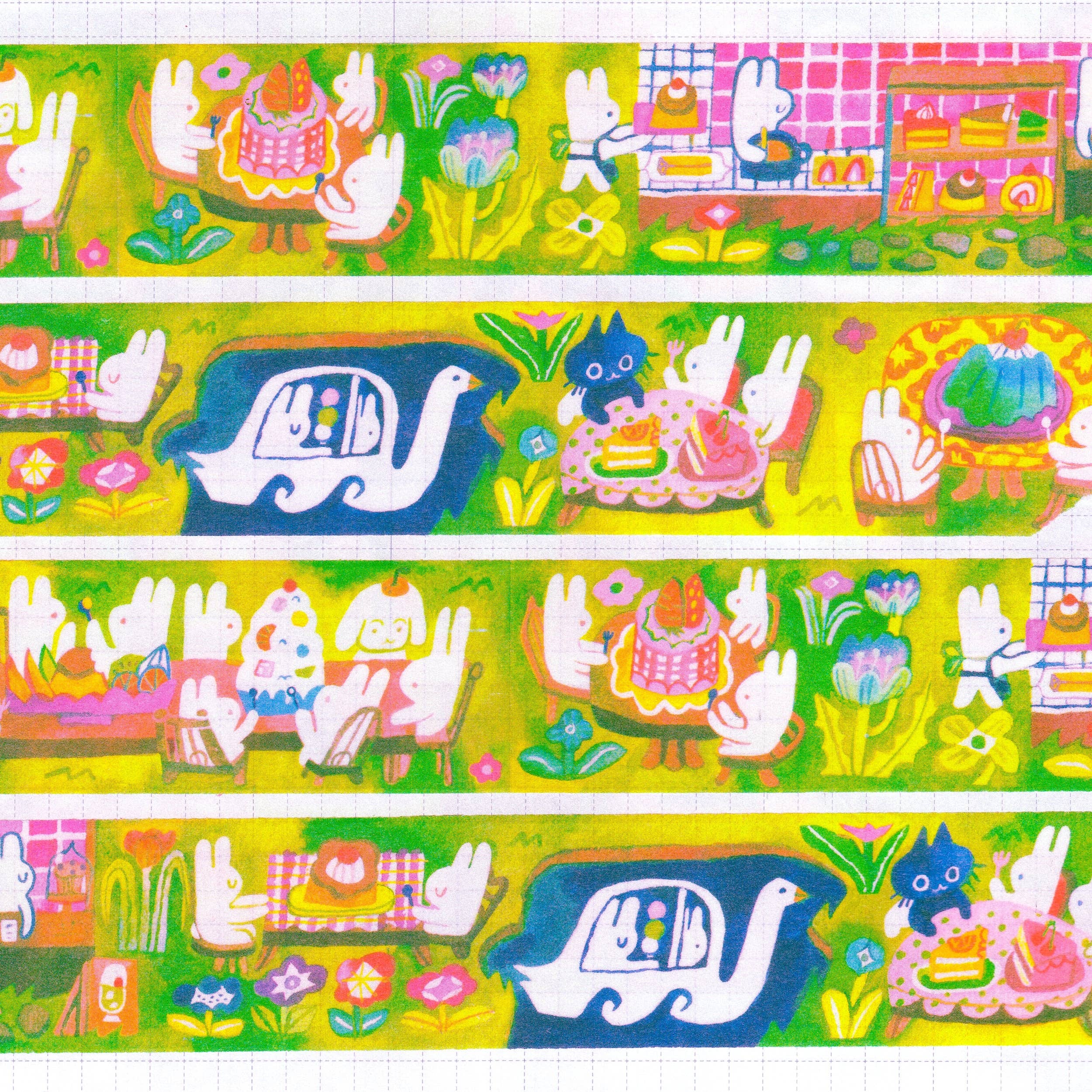'Dessert at the Garden' Washi Tape