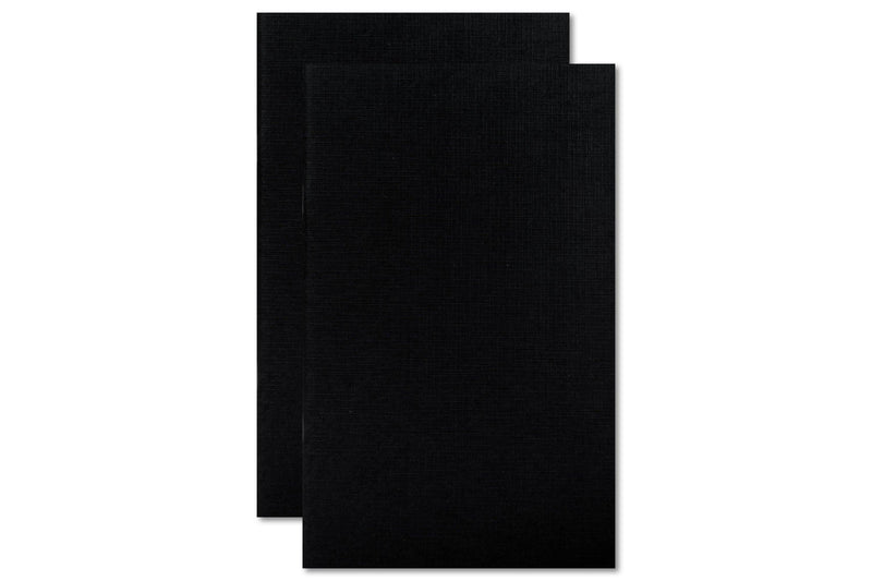 #203 Idea Notebooks, Set of Two, Black/Cream-zoom-