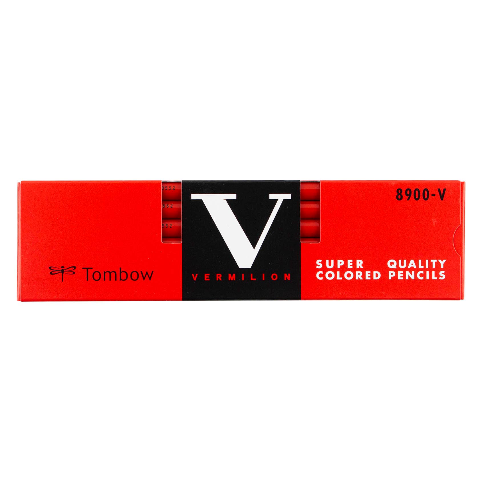 8900-V Colored Pencil, Red-1