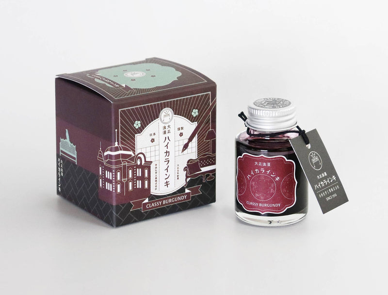 Teranishi fountain pen ink, Taisho-Roman Haikara 40ml-zoom-