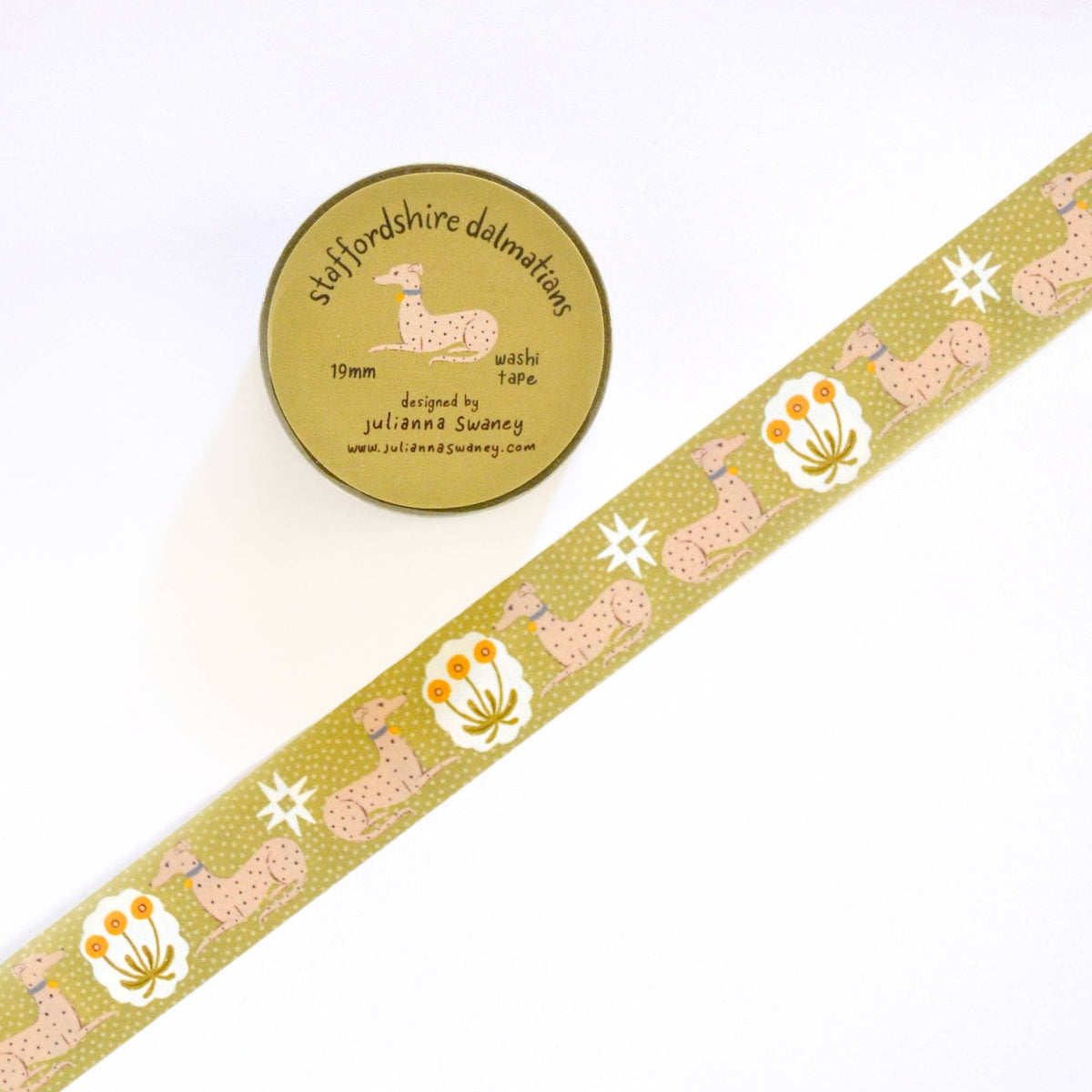 Staffordshire Dalmatians Washi Tape