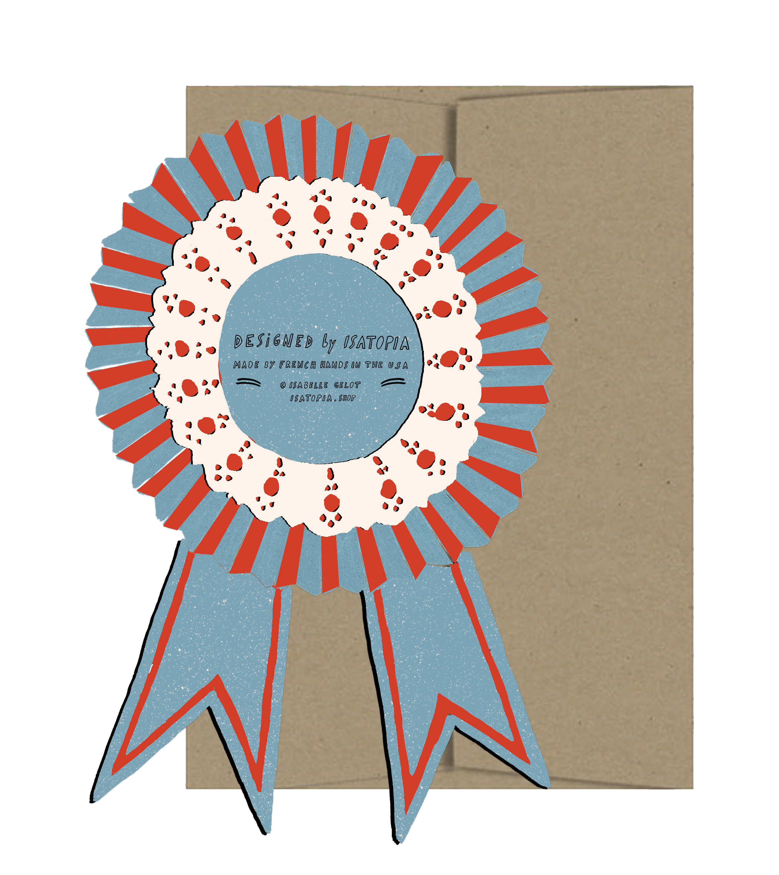 Bravo Medallion - Die Cut Card