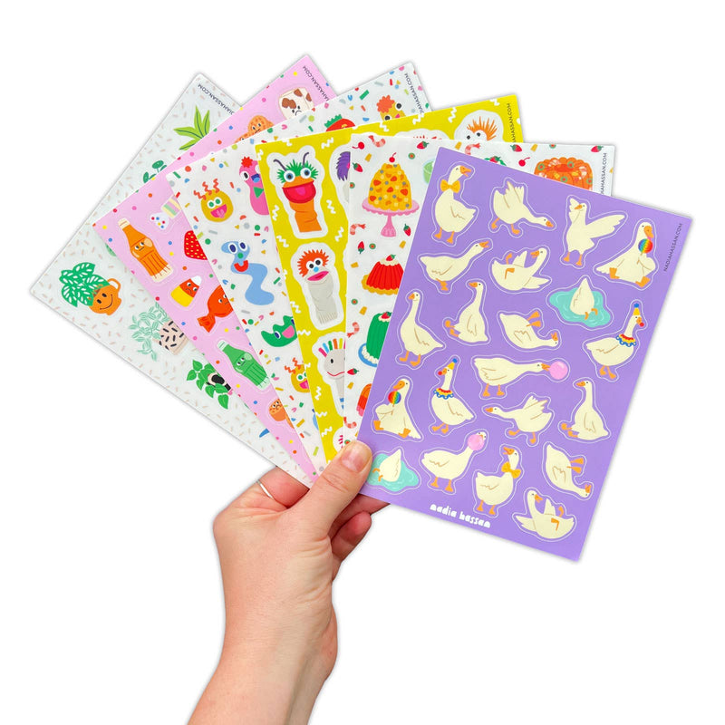 Sad Candy 5x7 Sticker Sheet-zoom-