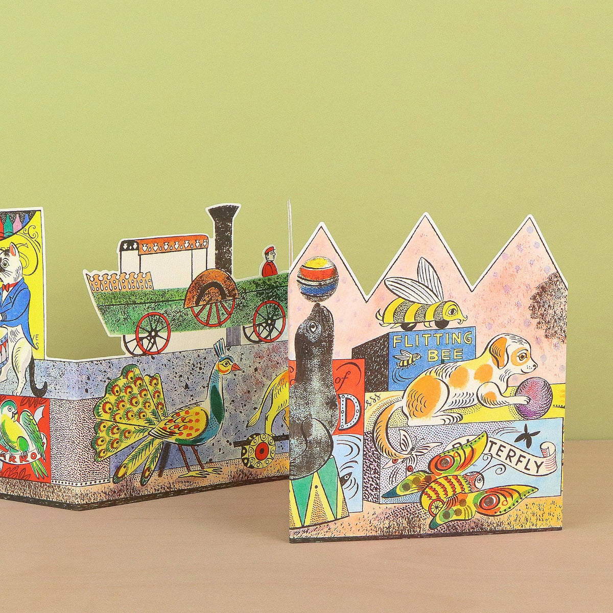 Tin Toys, Cats To Dogs 3D Die-Cut Greeting Card-4