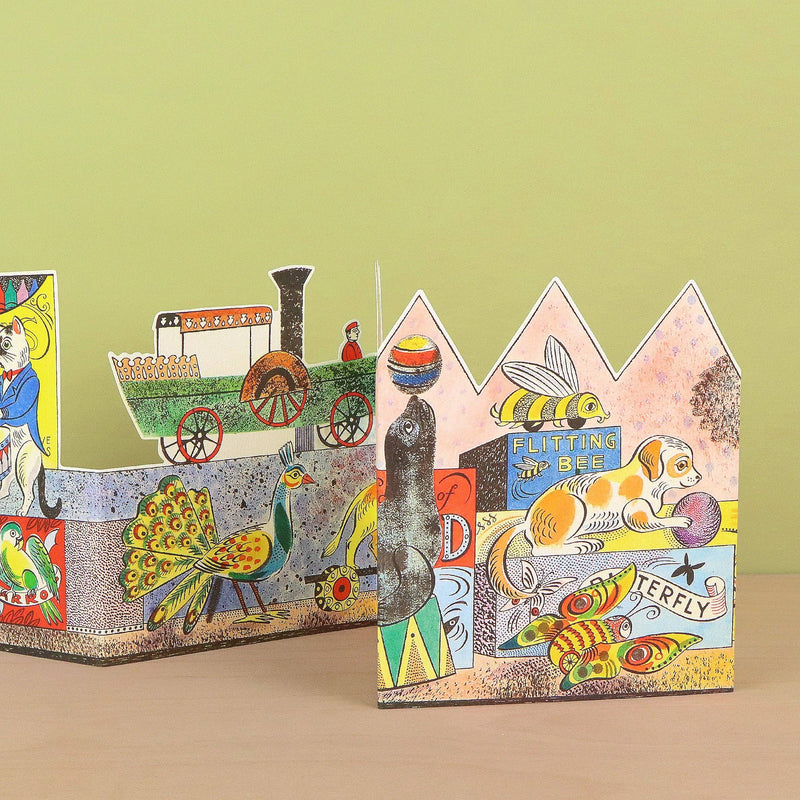 Tin Toys, Cats To Dogs 3D Die-Cut Greeting Card-zoom-
