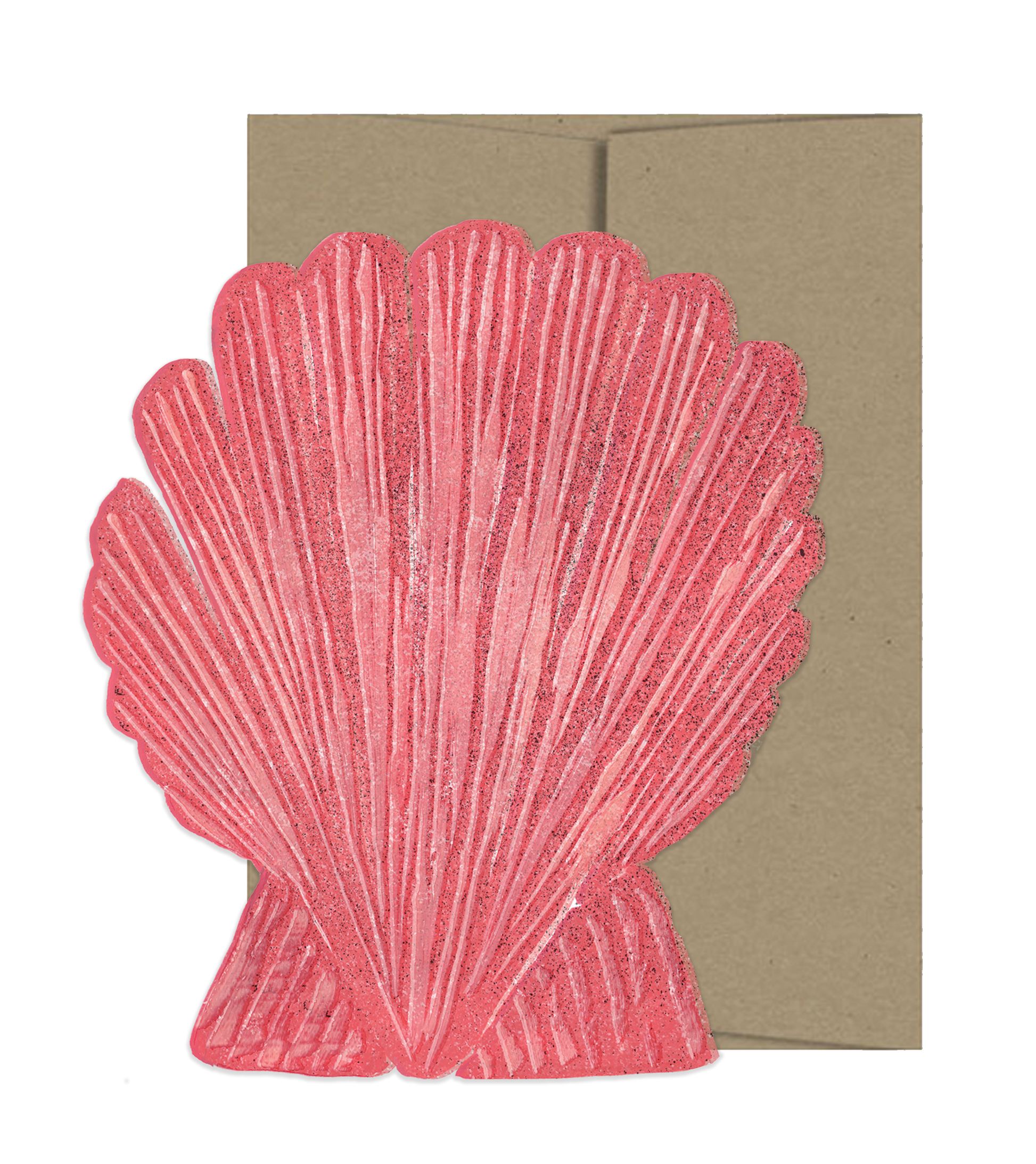 Seashell Die Cut Card - Seaside Collection-1