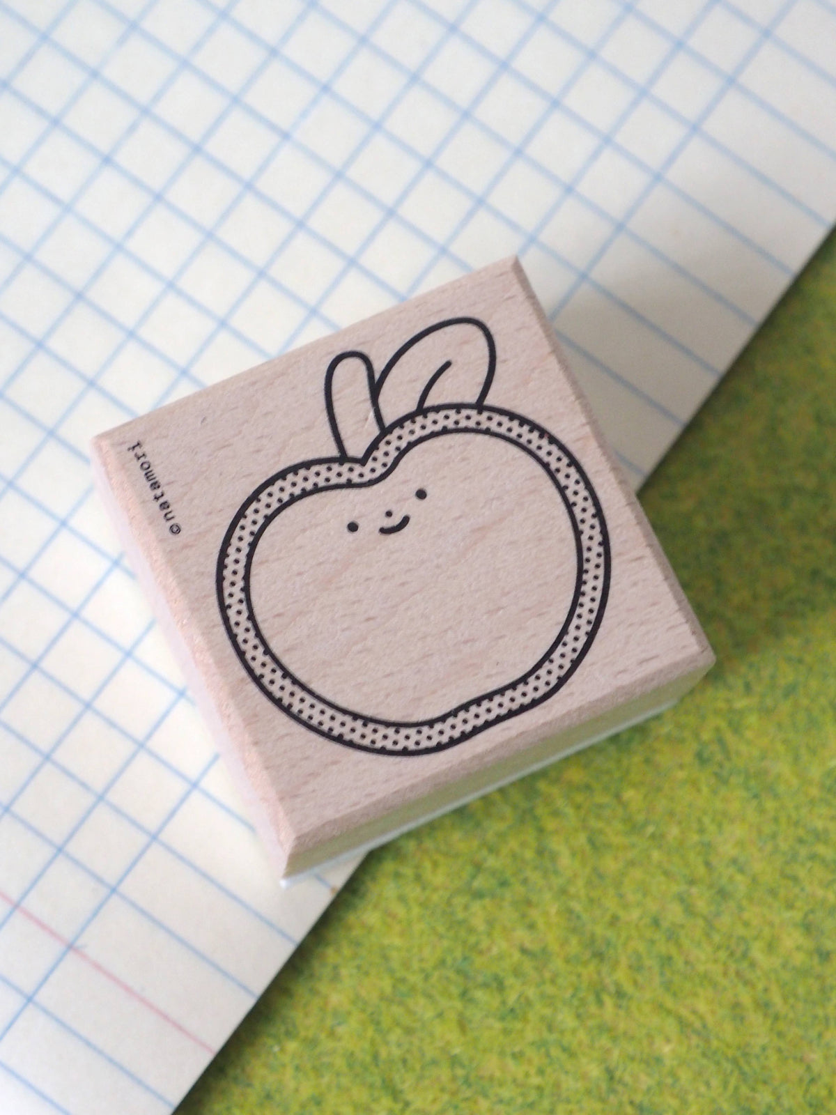 Apple Rubber Stamp-3