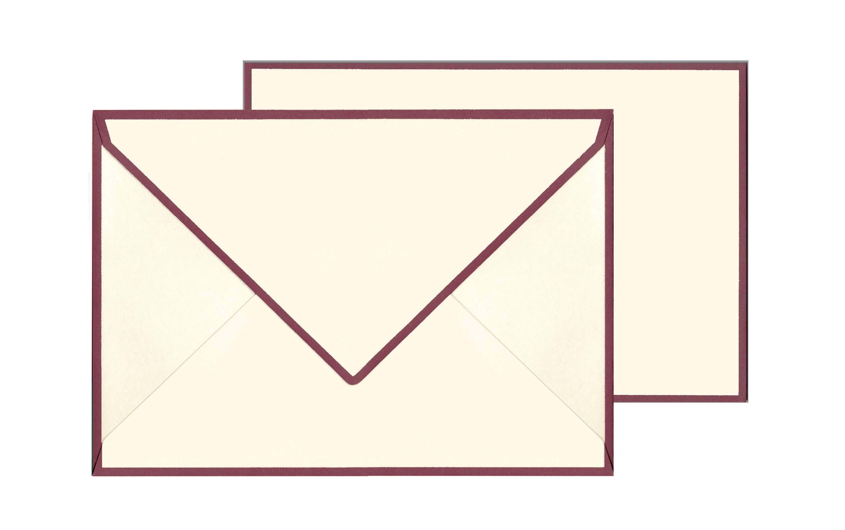 Original Crown Mill Color Edge Note Card Box-zoom-2