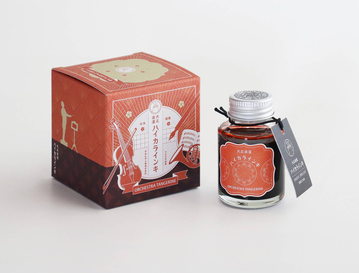 Teranishi fountain pen ink, Taisho-Roman Haikara 40ml-zoom-4
