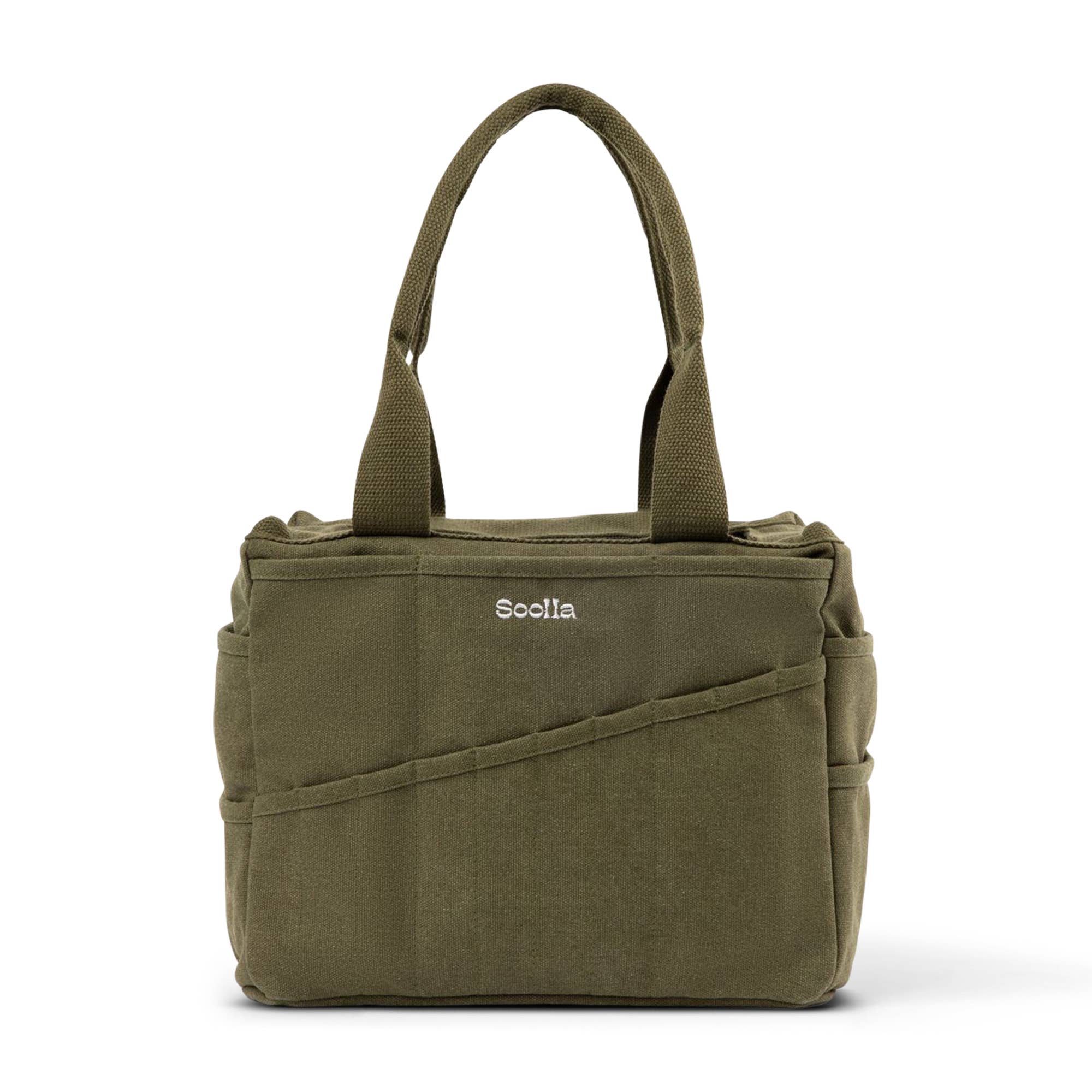 Soolla Studio Artist Bag, Forest Green, Craft Tool Bag-zoom-1