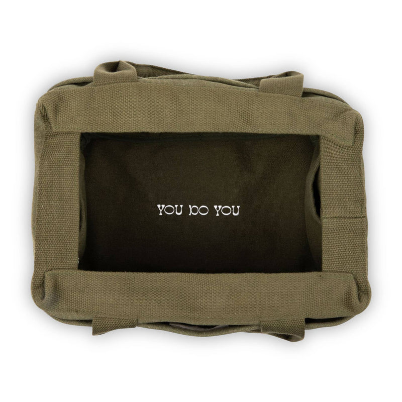 Soolla Studio Artist Bag, Forest Green, Craft Tool Bag-zoom-