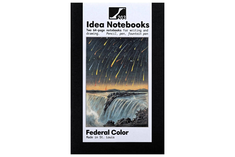 #203 Idea Notebooks, Set of Two, Black/Cream-zoom-