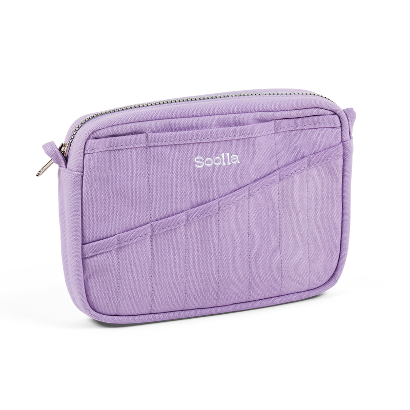 Soolla® Studio Pouch, Lilac Love (Stationery Pouch)-zoom-
