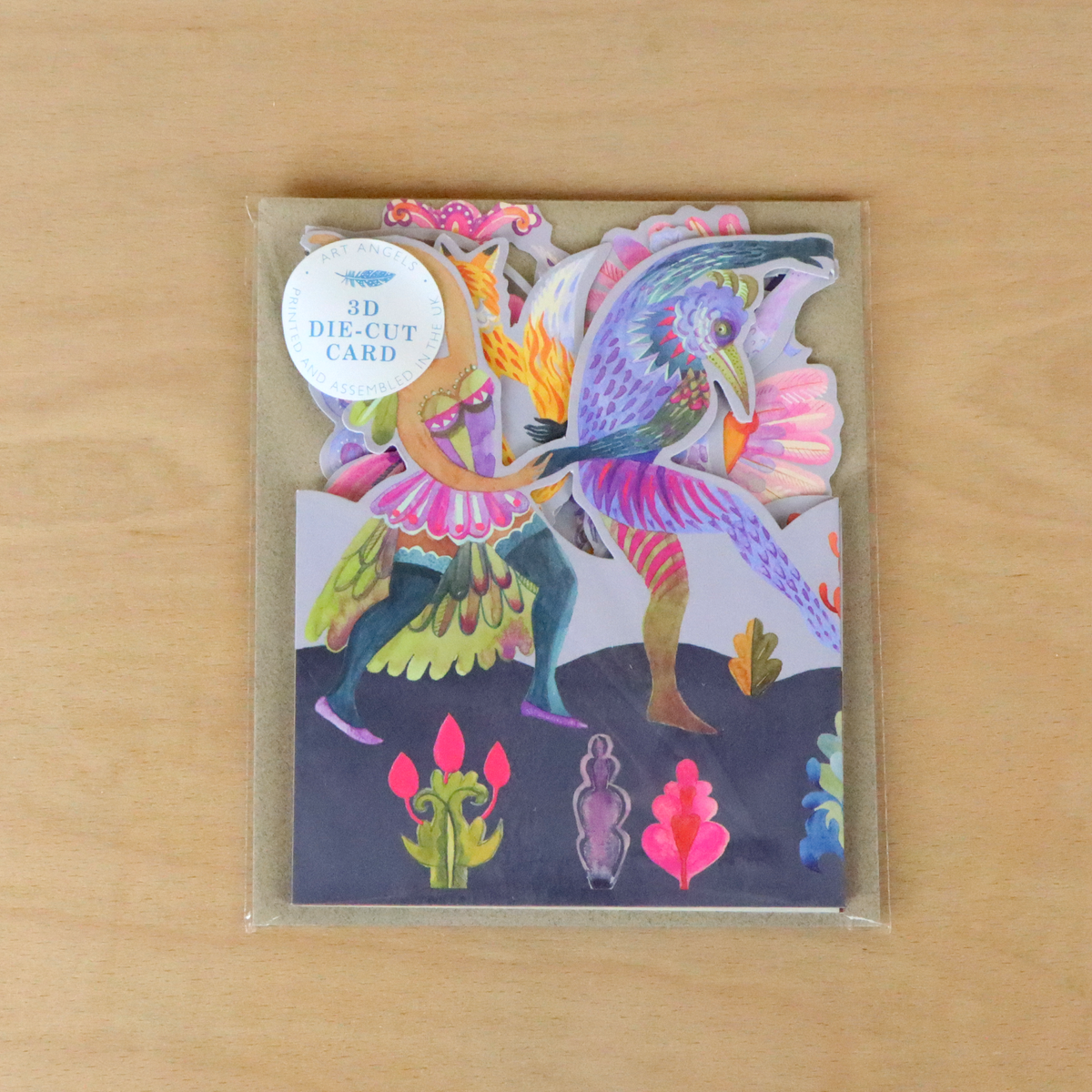 Carnival Dancers 3D Die-Cut Greeting Card-5