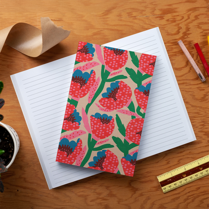 Peony Soft Touch Classic Layflat Notebook-zoom-