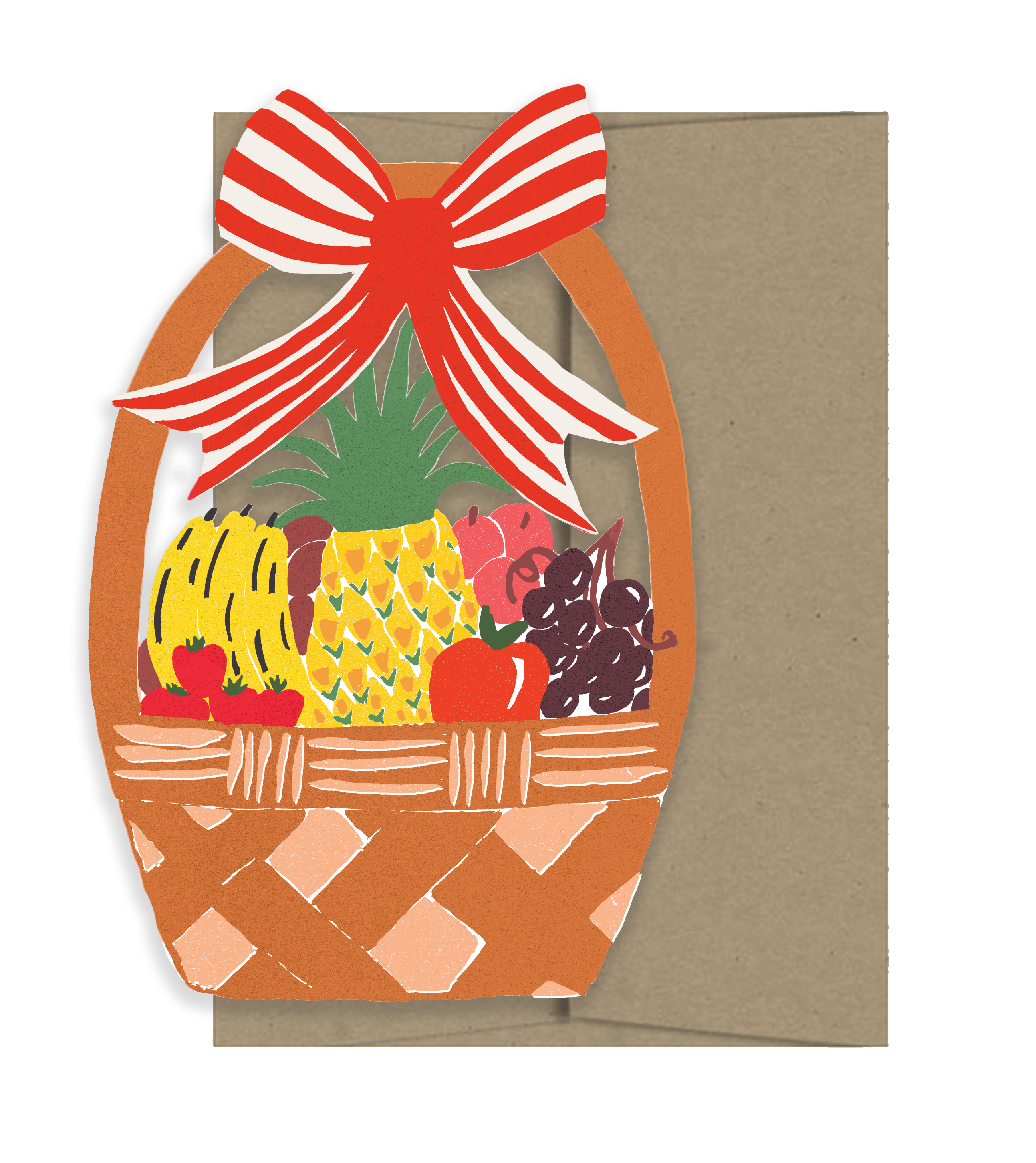Fruit Basket - Die Cut Card