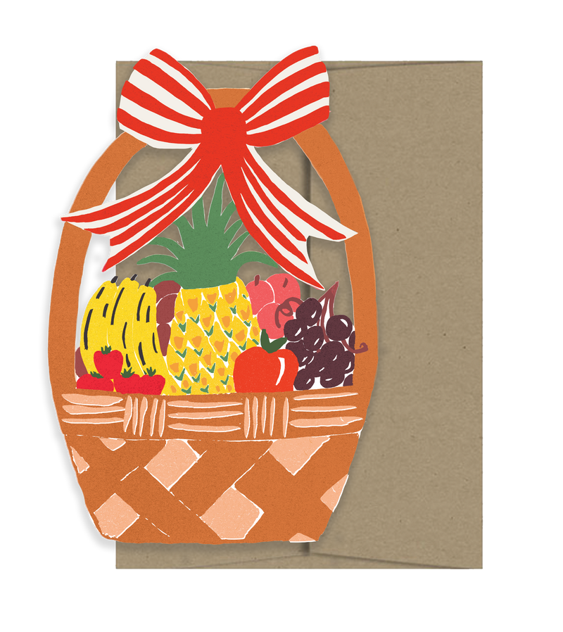 Fruit Basket - Die Cut Card-zoom-