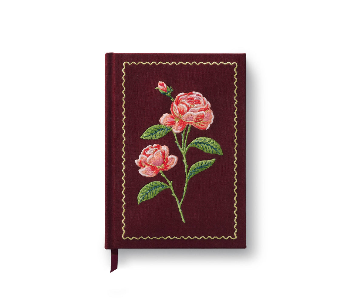 Roses Embroidered Journal-zoom-1