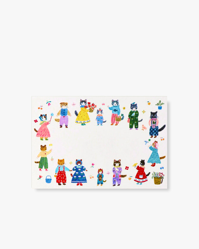 Postcard Set - Little Fluffy Friends-zoom-