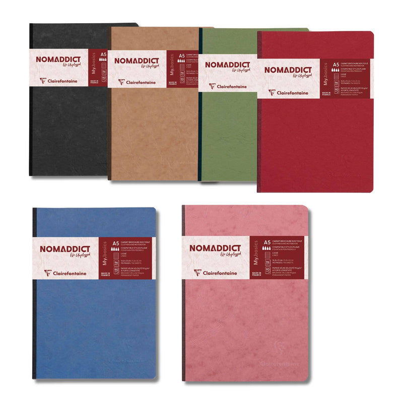 Clairefontaine Clothbound Notebooks A5-zoom-