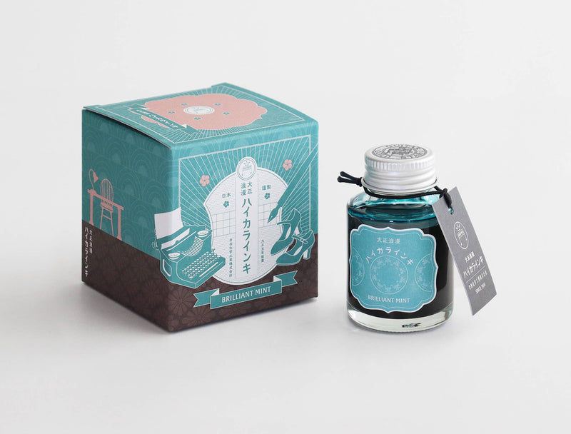 Teranishi fountain pen ink, Taisho-Roman Haikara 40ml-zoom-