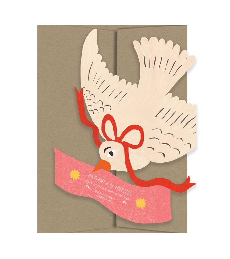 Love You Bird - Die Cut Card-zoom-