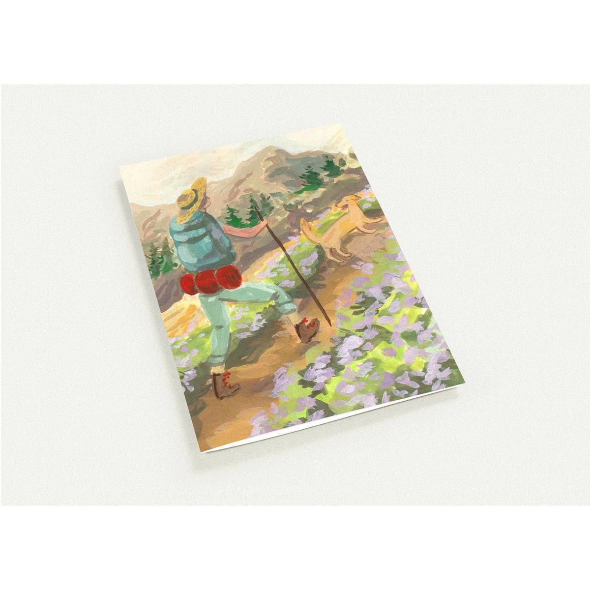 Mountain Trail Greeting Card-zoom-2