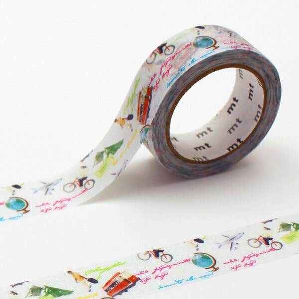 World Languages and Illustrations Washi Tape