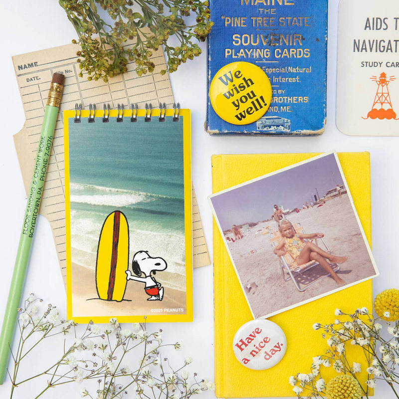 3P4 x Peanuts® - Snoopy Surf Mini Notebook-zoom-